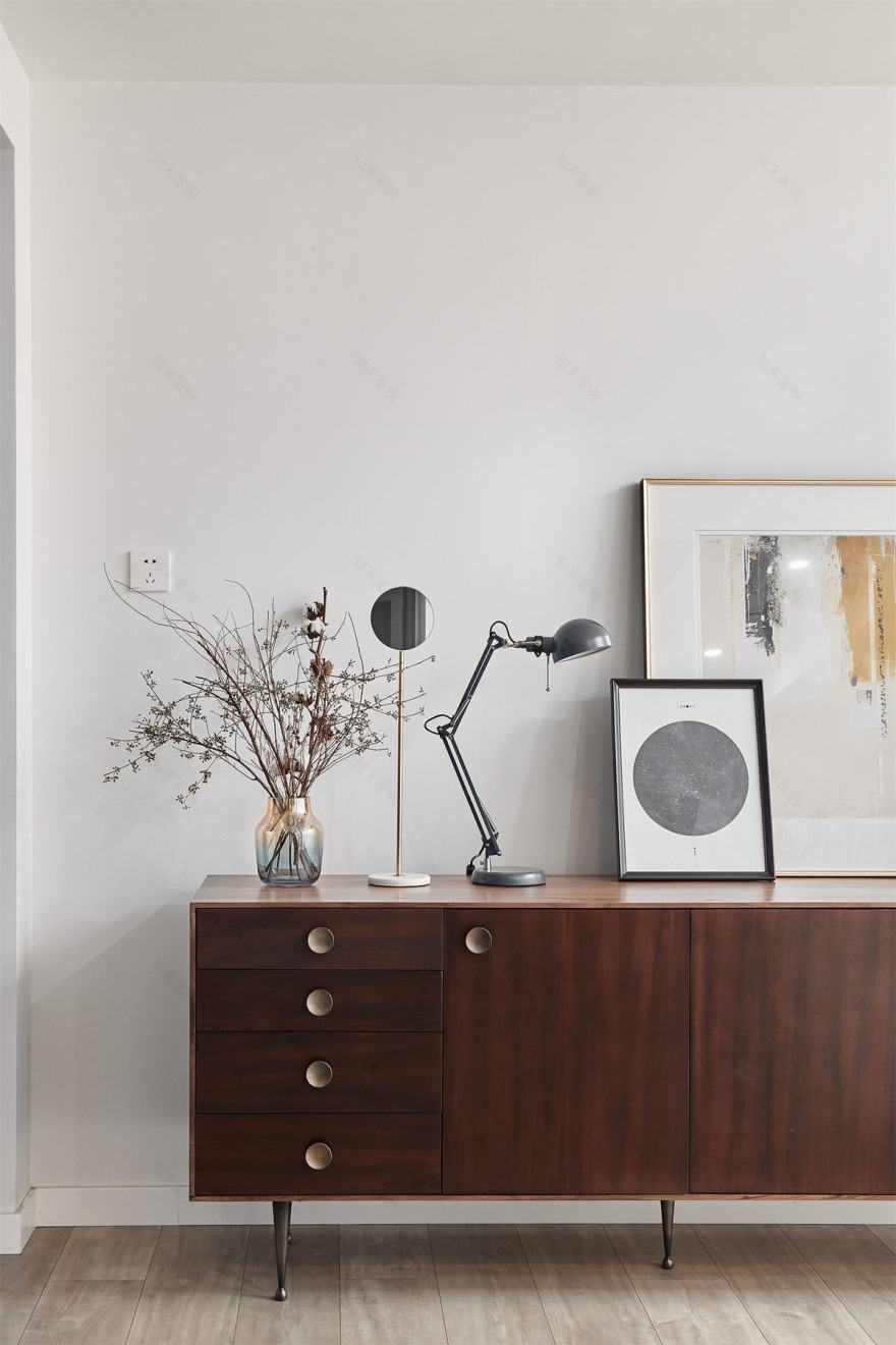 万科西庐 MCM 风格家居设计,处女座花艺师的完美之家-108