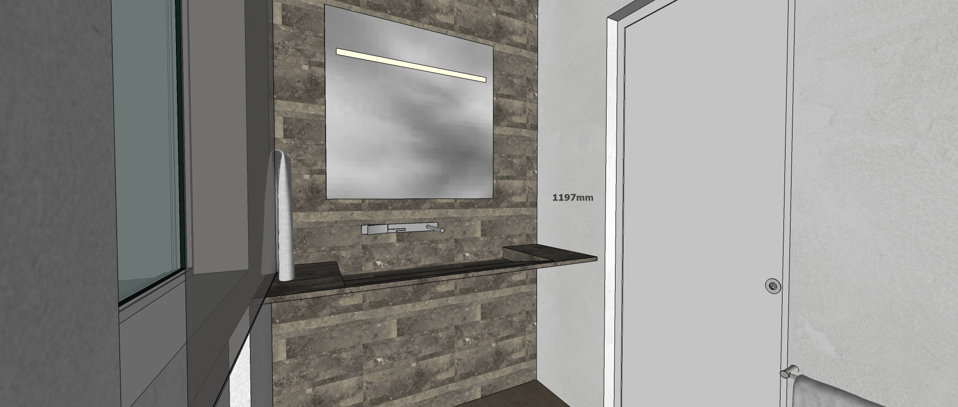 Progetto di Ristrutturazione e arredo di una villetta su due piani ad Osimo AN-38