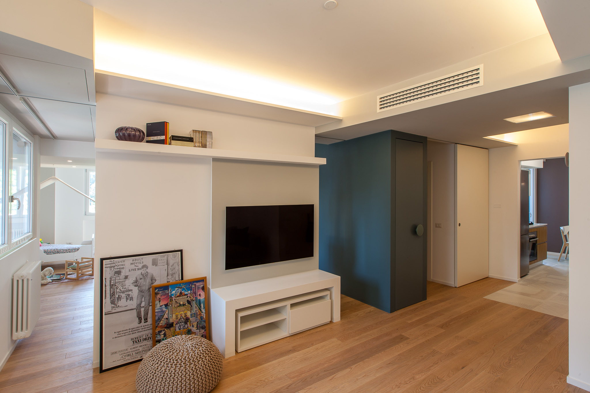 罗马南郊公寓的灵动空间设计-0