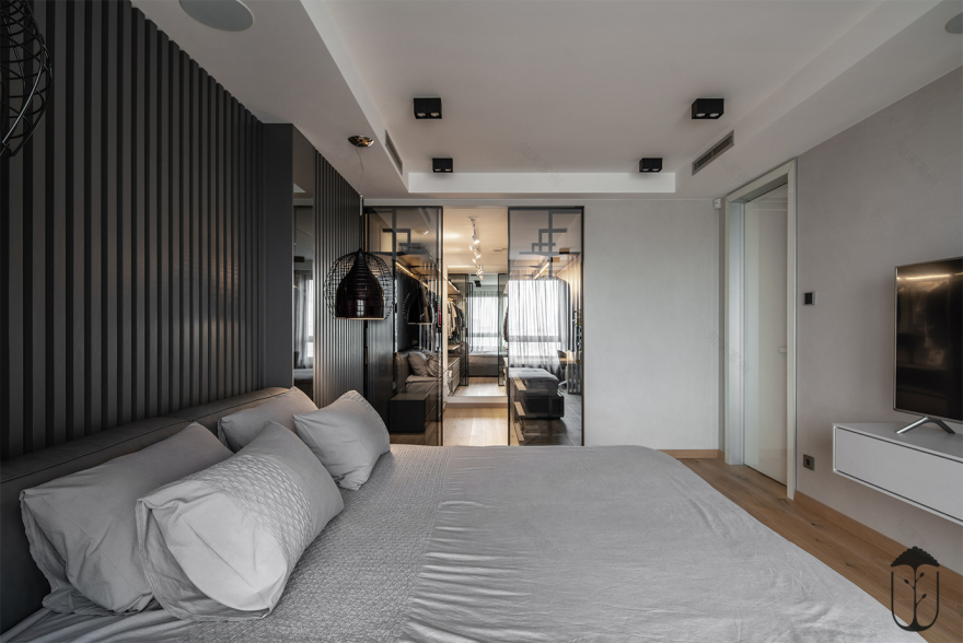 灰色简约公寓,舒适与空间的完美融合-15