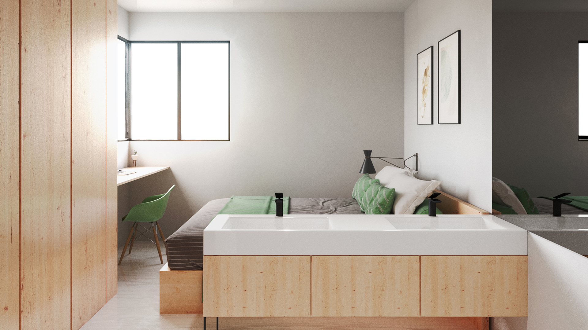 地中海风格的海景公寓改造-5