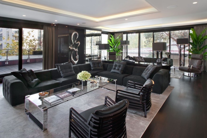 黑寓 BAJERSOKOL team 设计 | 艺术装饰风格公寓-5