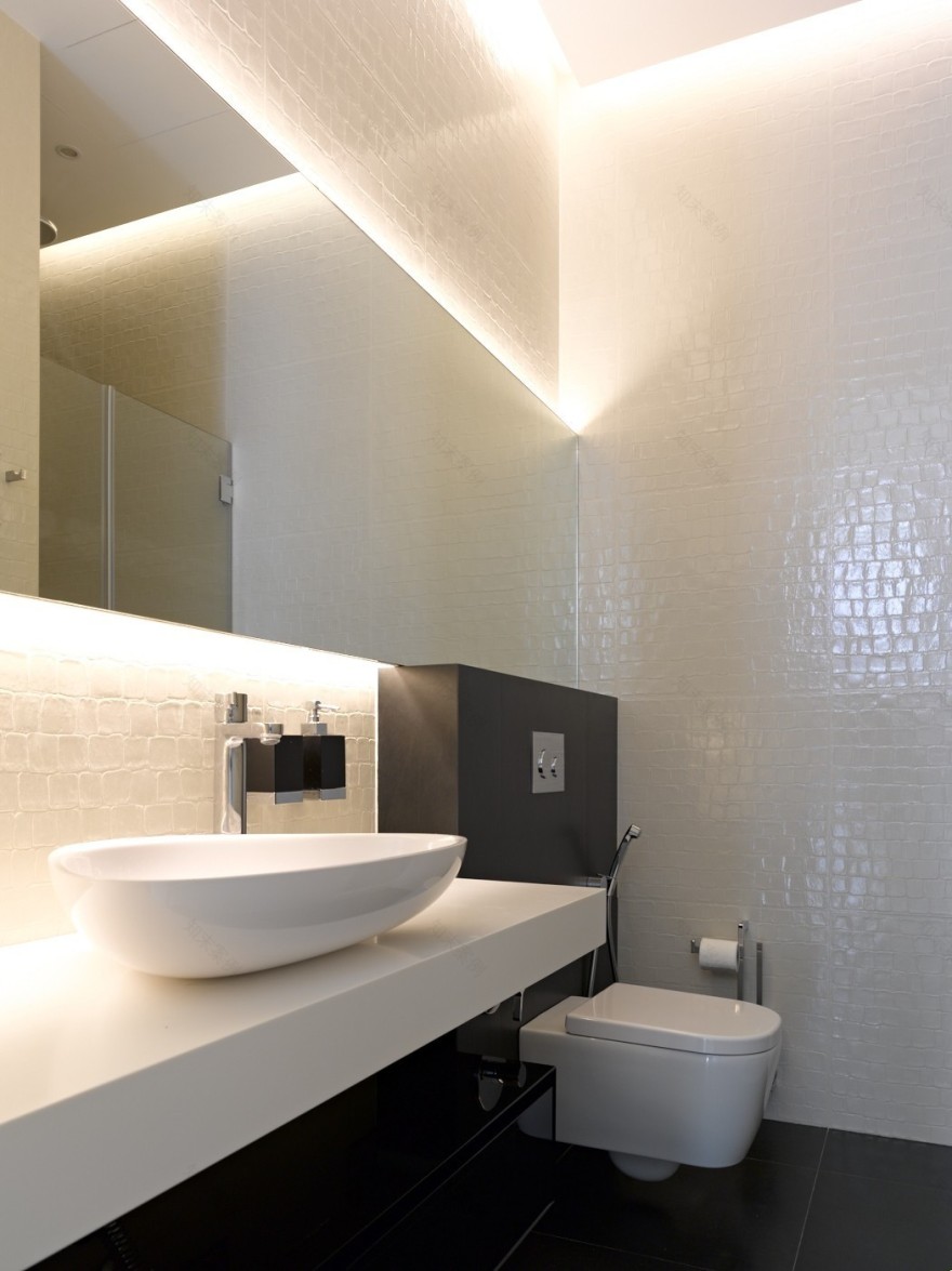 莫斯科乡村别墅的简约温馨室内设计-24