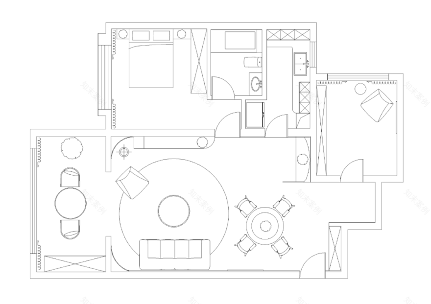 沙漠中的绿洲 鸣沙山月牙泉室内设计-8