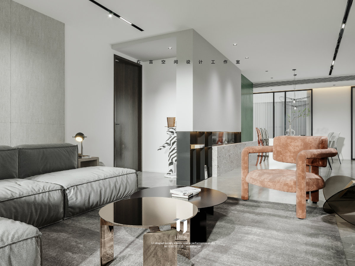 一套莫兰蒂色系的住宅-8