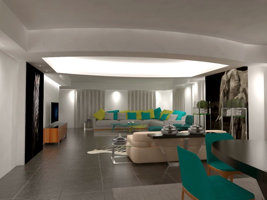 热带风情公寓设计,展现奢华与简约哲学-6