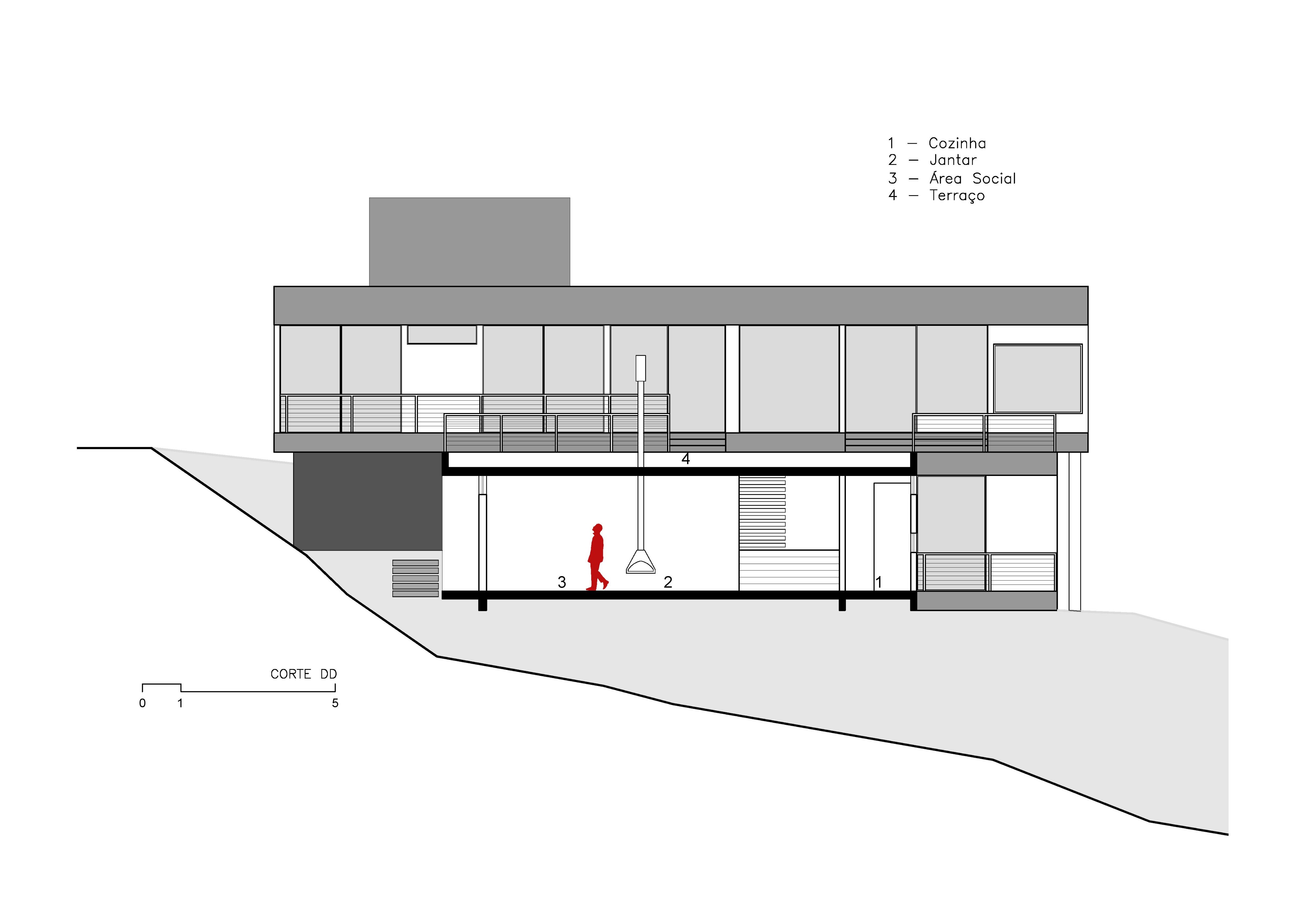 斜坡上的现代别墅 | Casa FY-36