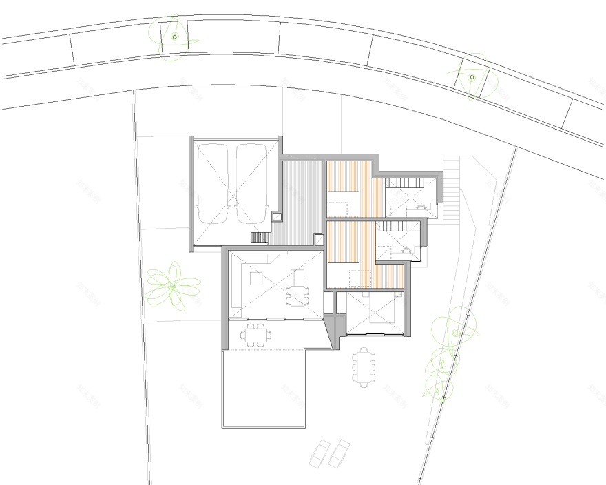 西班牙 Zumaia 山谷中的倾斜别墅-27