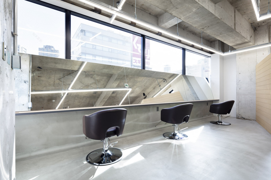 JAM 共享美容沙龙丨日本大阪丨kfuna Architecture-19