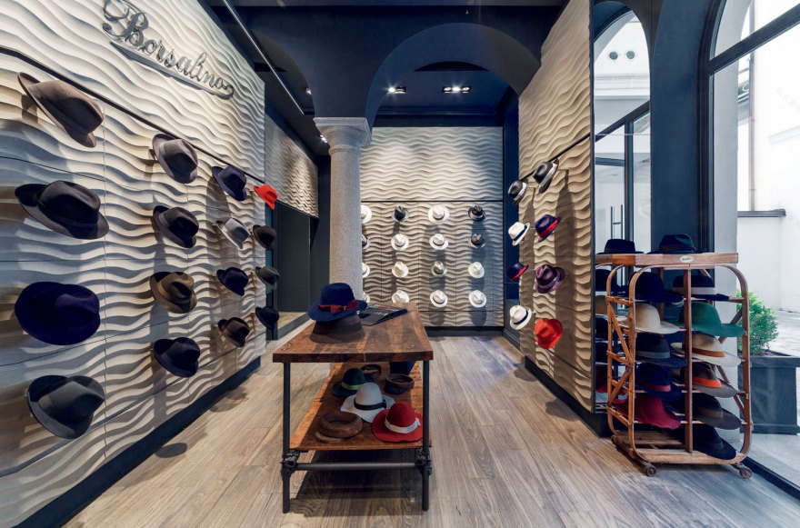 意式优雅 | Borsalino 帽子工厂的室内设计解读-1