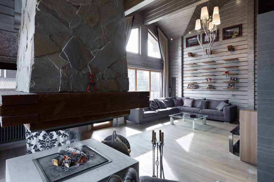 雪域风情 | Courchevel 风格木屋设计-5