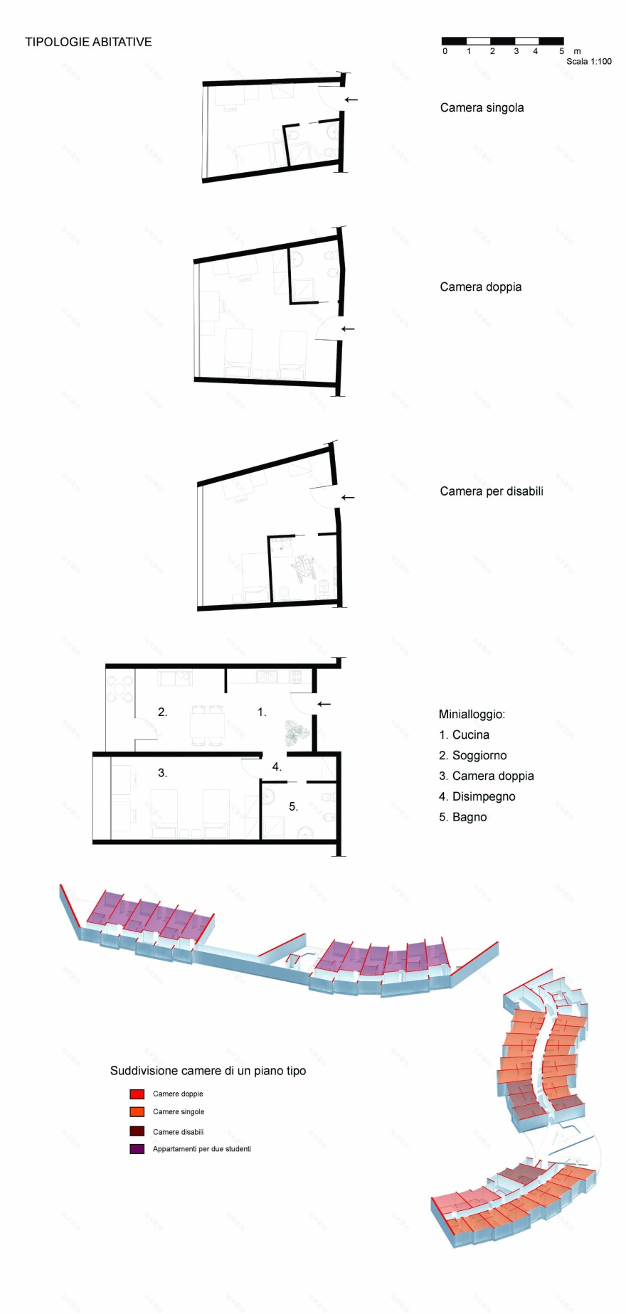 意大利都灵 Ponte Mosca 学生公寓-6