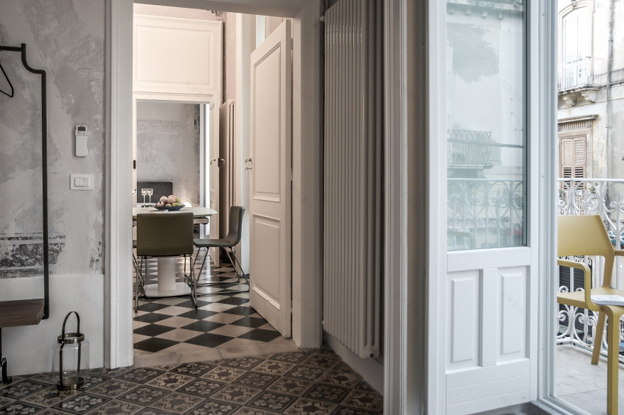 复古与现代共融的意大利公寓设计-19
