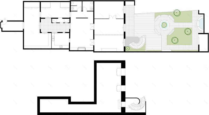 巴塞罗那 19 世纪别墅变身音乐工作室与私密家园-19