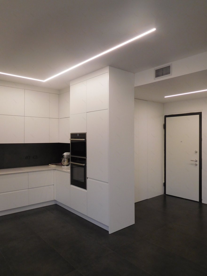 简约白色公寓,突显空间之美-1