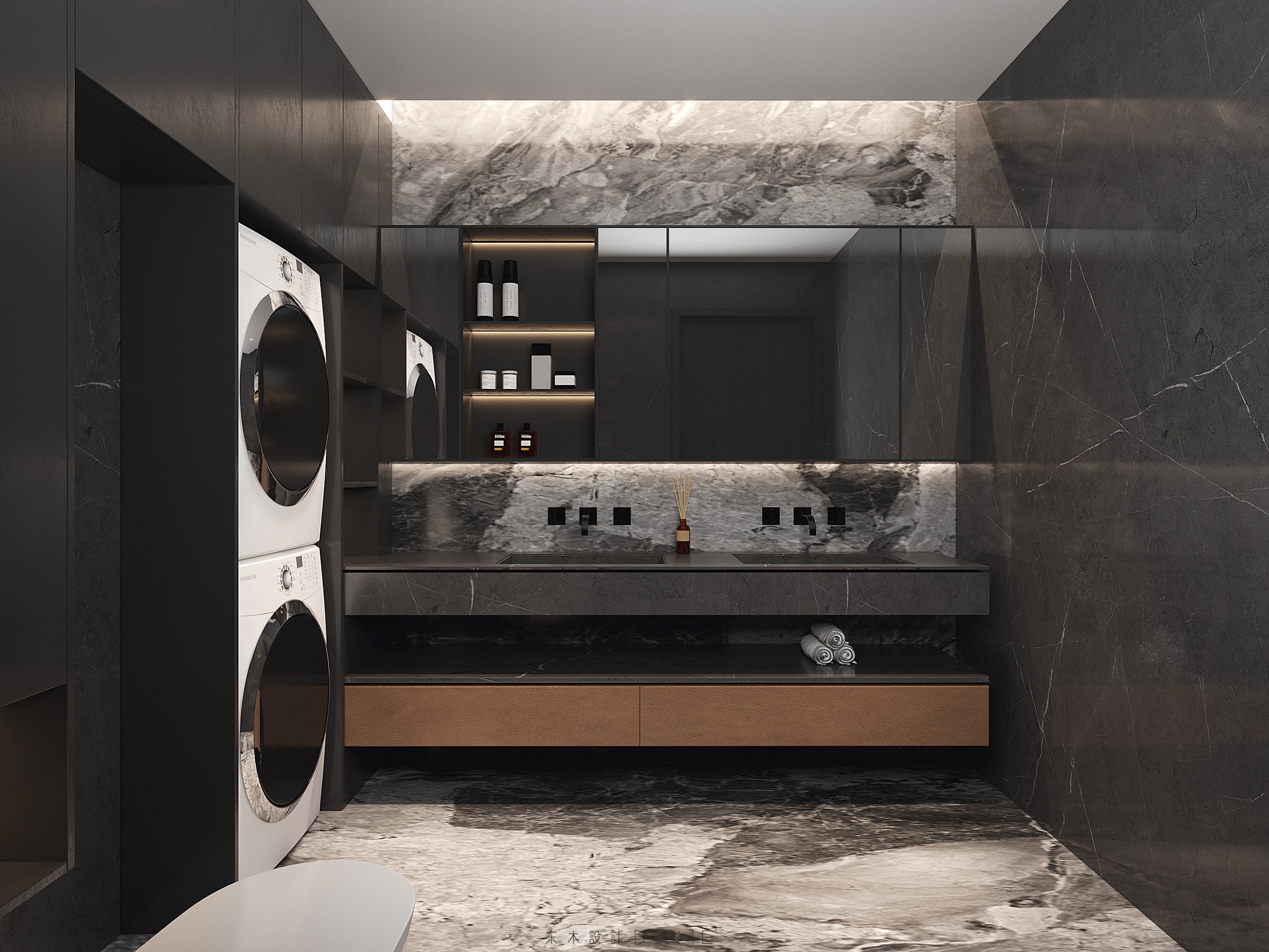 TOMO東木筑造丨别墅丨东木设计 丨 283㎡ 4室2厅，远离喧嚣融入质感生活-35