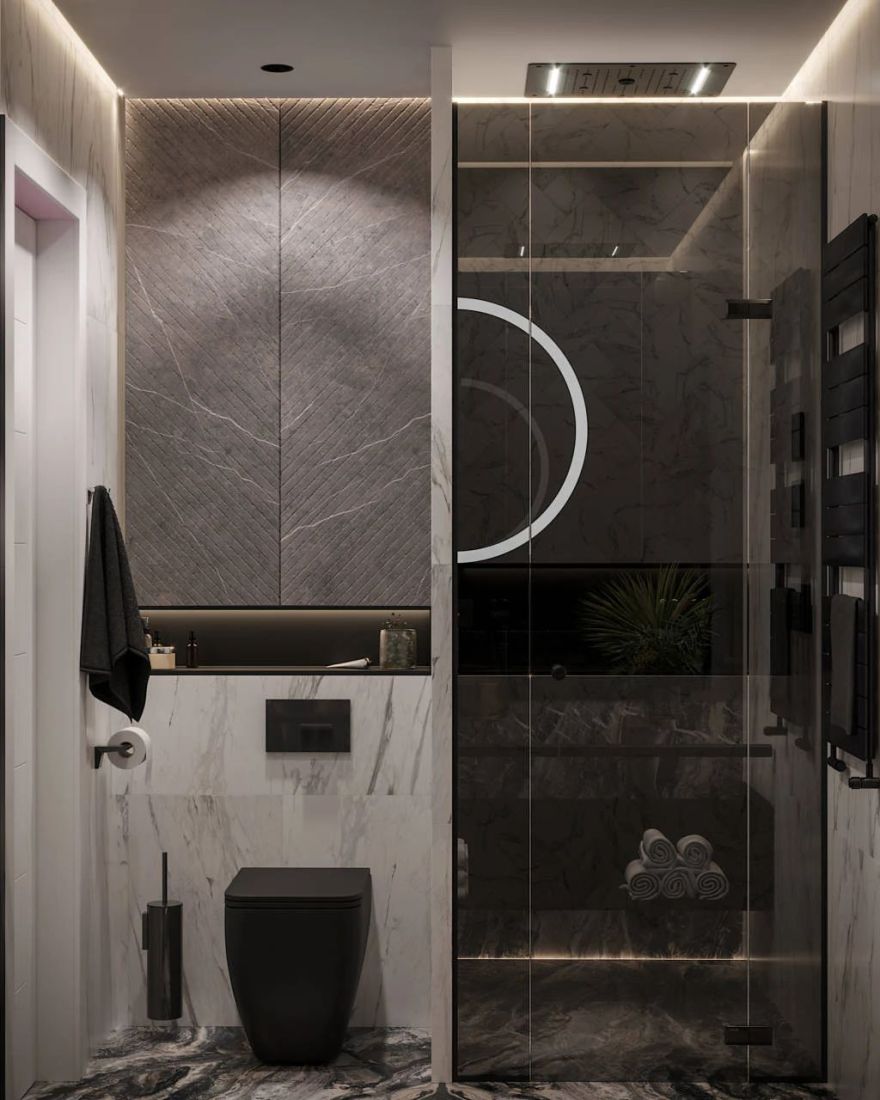 Mossebo 设计团队打造大气一居室,古典与现代完美融合-91