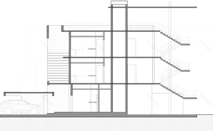 融合户外景观的公寓设计-8