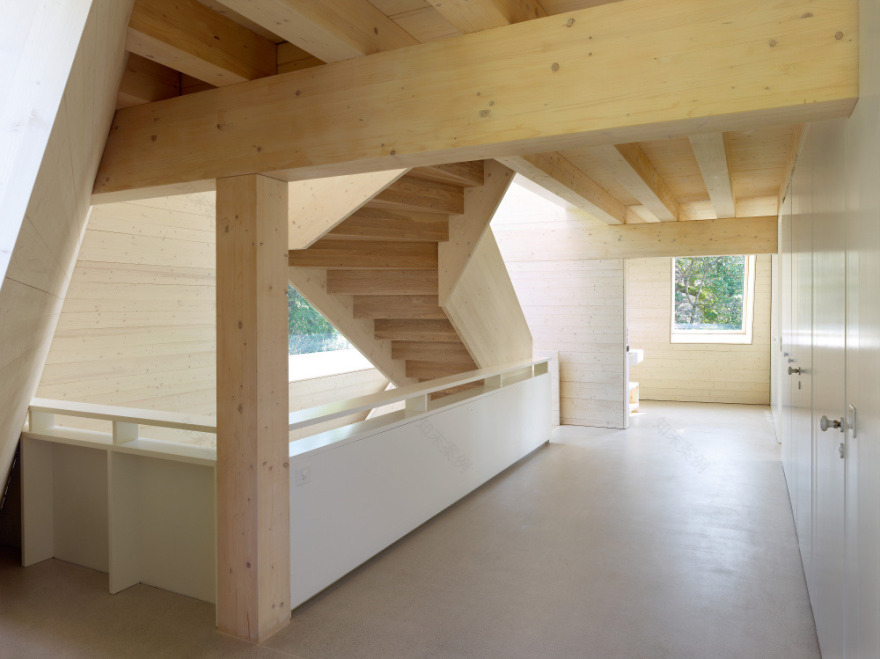 瑞士森林别墅和谐融入自然-9