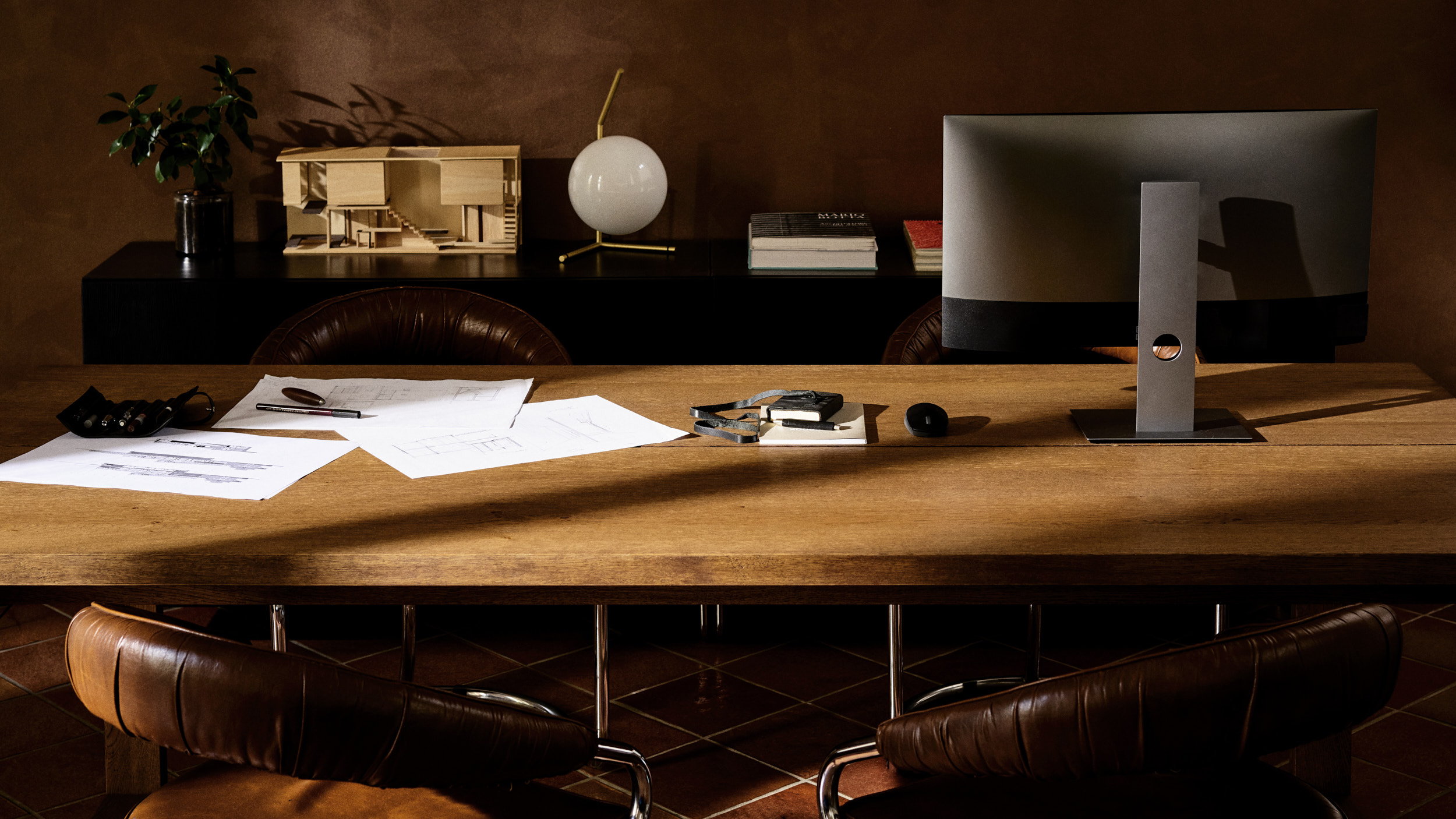 光、物质与复古风格的融合——MARCELLO NETTI 公寓设计-6