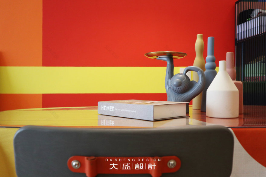 南宁光明城市 96㎡孟菲斯风格家居,色彩斑斓的甜蜜空间-41