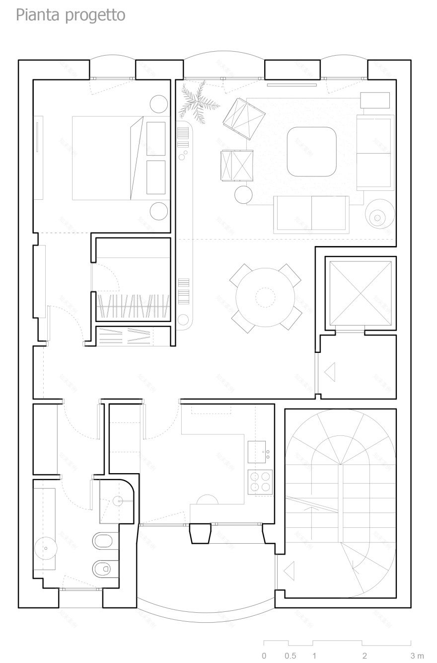 米兰城市中心简约宜居公寓设计-7