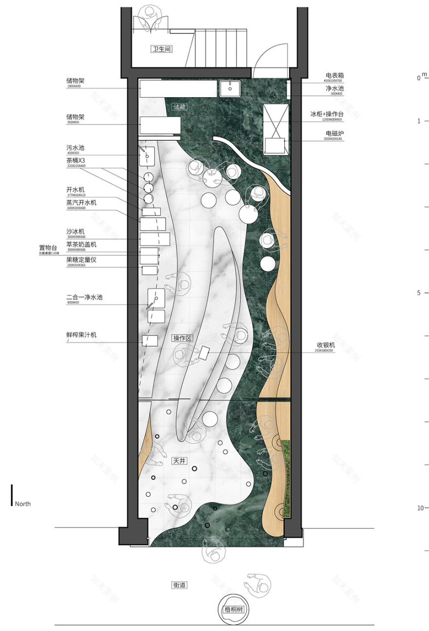 魔都迷幻森林,Mistea 茶饮店设计-76