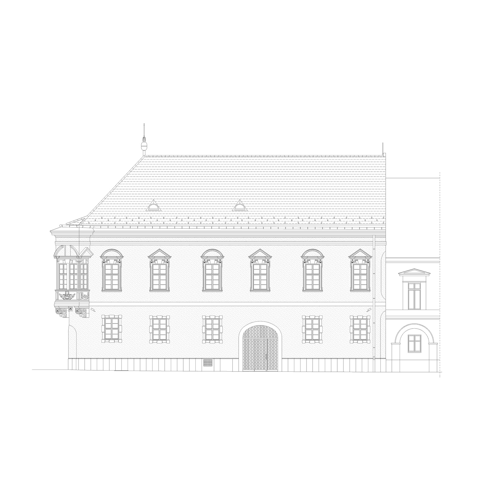 布达旧市政厅改造、翻新和扩建，匈牙利/让历史的伤痕成为建筑中不可或缺且清晰可读的一部分-103