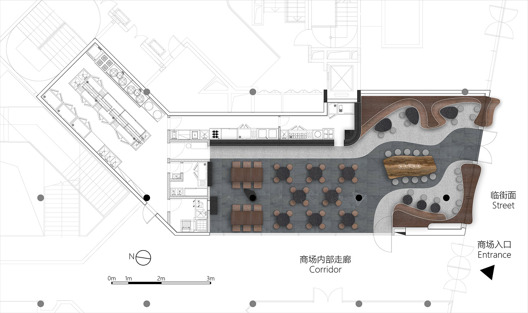 粉家青云街小酒馆丨中国上海丨之外建筑事务所 ZZYYStudio-34