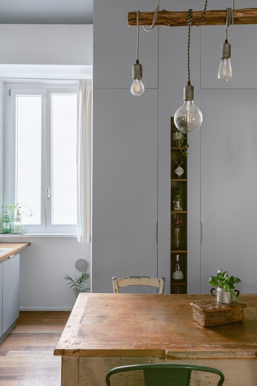 罗马复古风小公寓创新设计丨意大利罗马-9