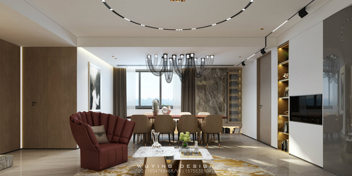 室内家装效果图展示丨中国芜湖丨芜湖無影设计表现-6