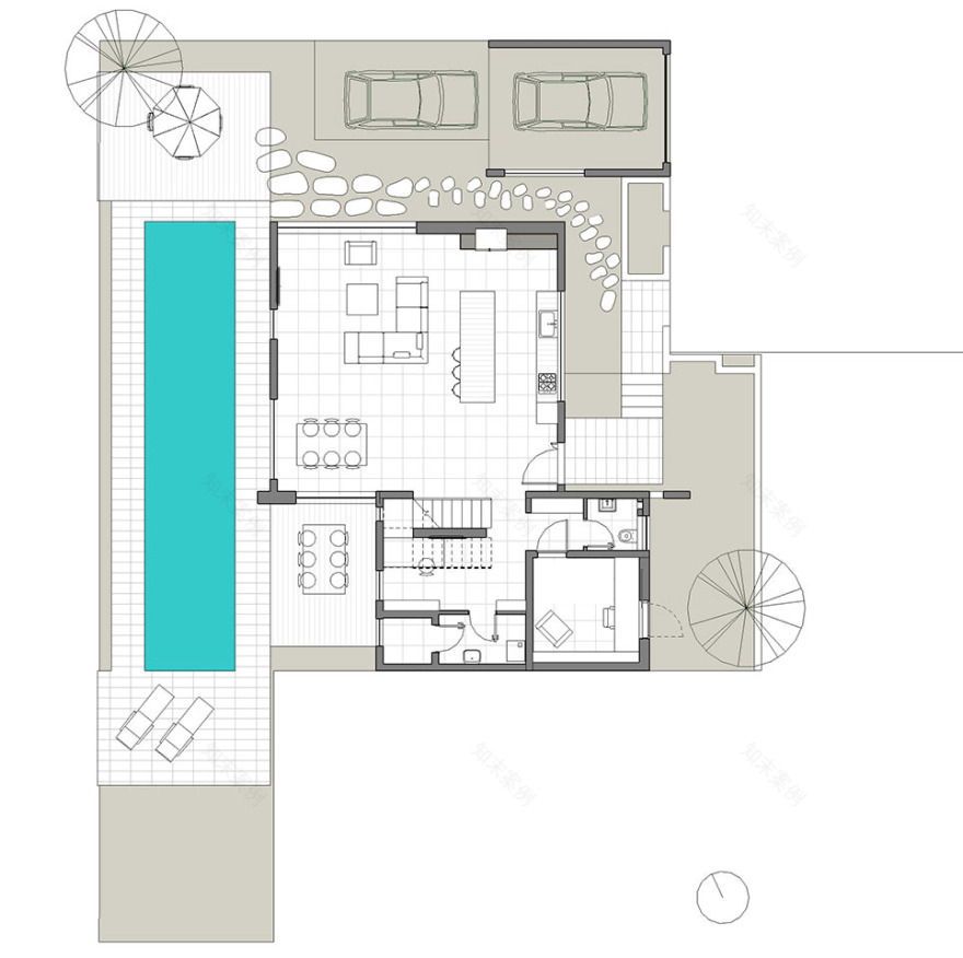 特拉维夫双家庭别墅 | 铝制框架与自然光的巧妙融合-37