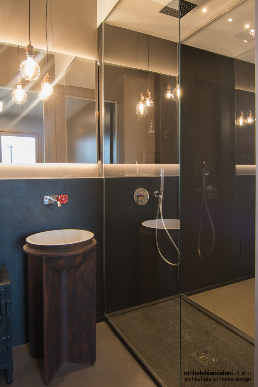 工业风 2.0 公寓 | 定制铁艺、原始砖墙、开放空间-45