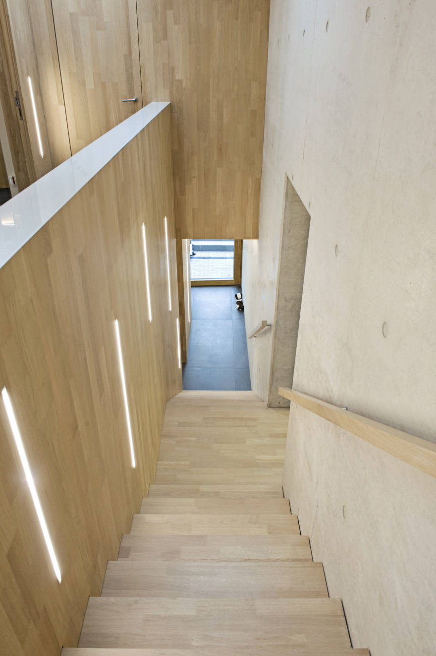 卢森堡大型被动式木质混凝土别墅-10