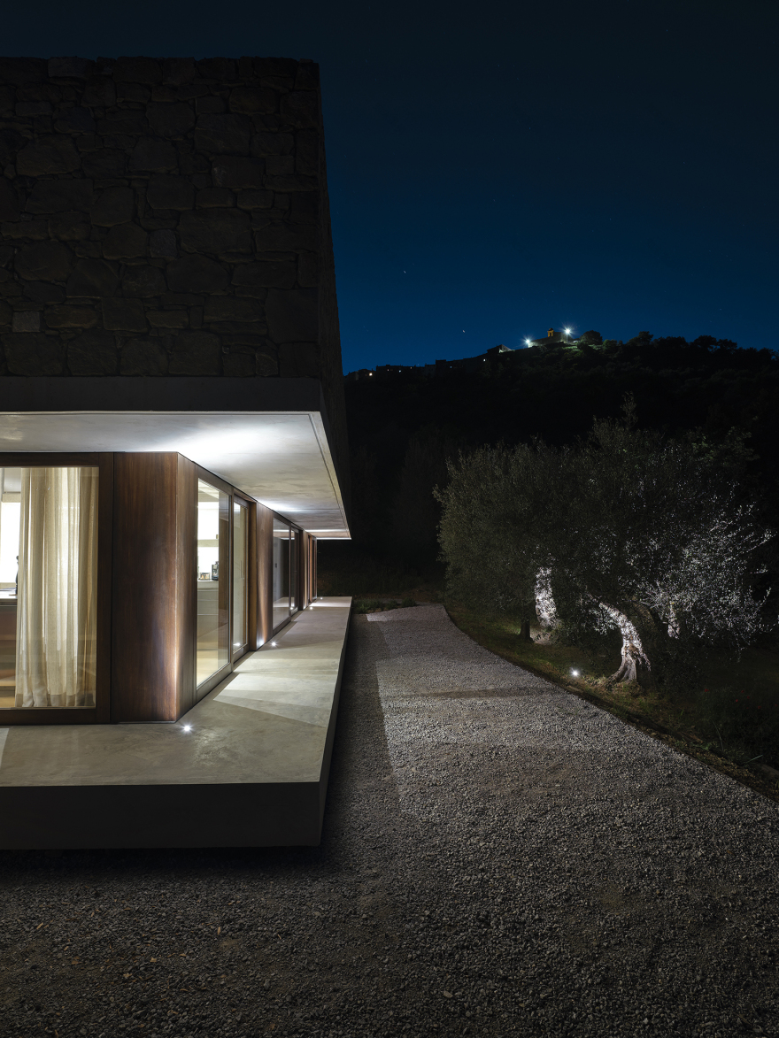 意大利托斯卡纳橄榄林中的 HV Pavillon 别墅丨GGA gardini gibertini architetti-44