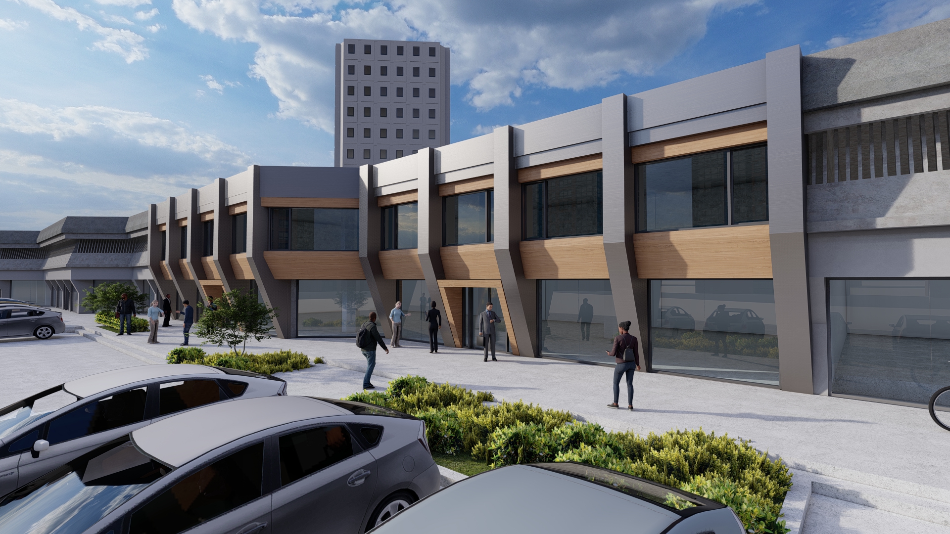 1978 年建筑翻新，打造商业适用的立面设计-13