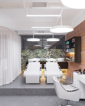 色彩静谧的美丽创造地——米兰 Beauty Salon Melanin