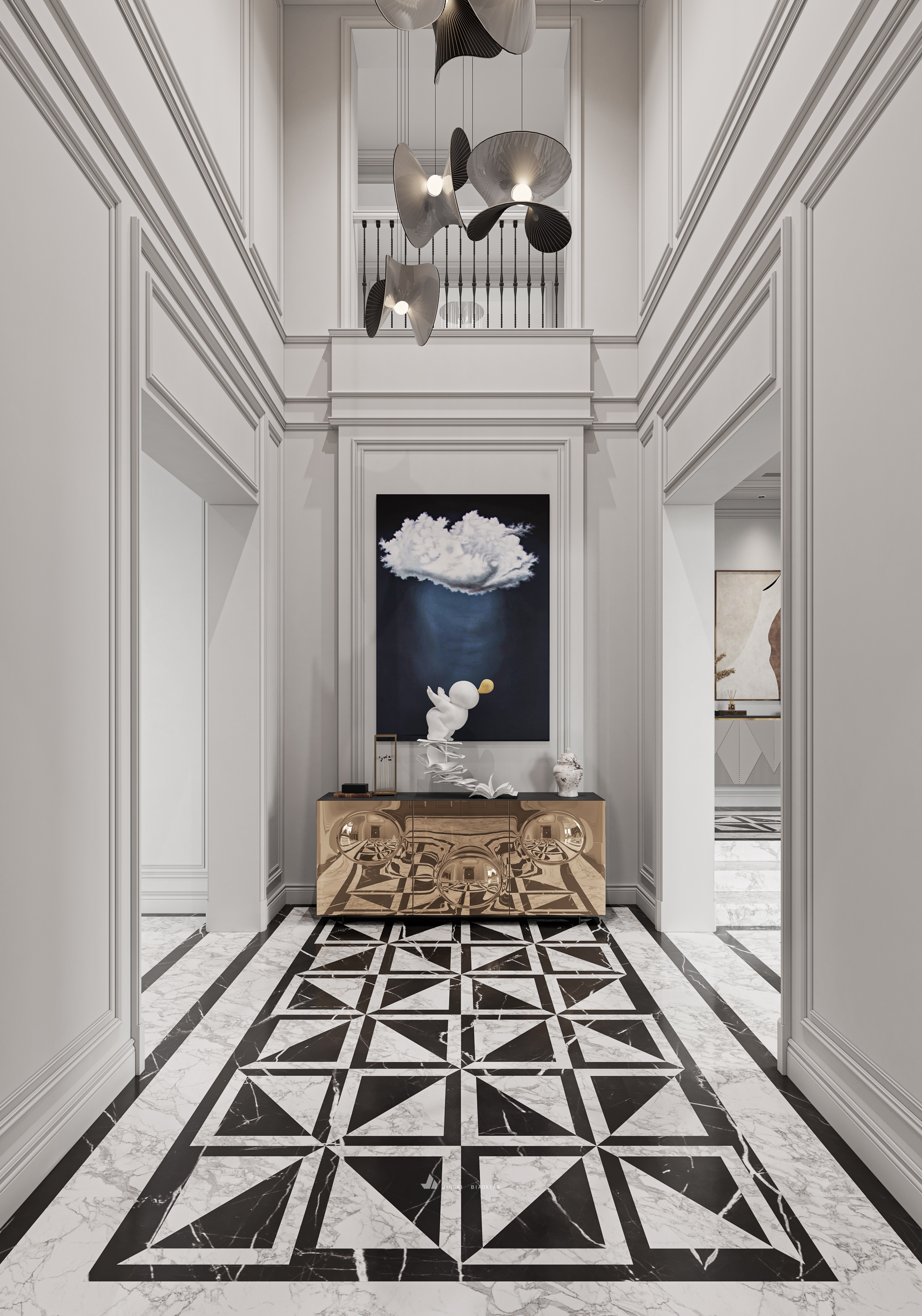 美式平层设计-4