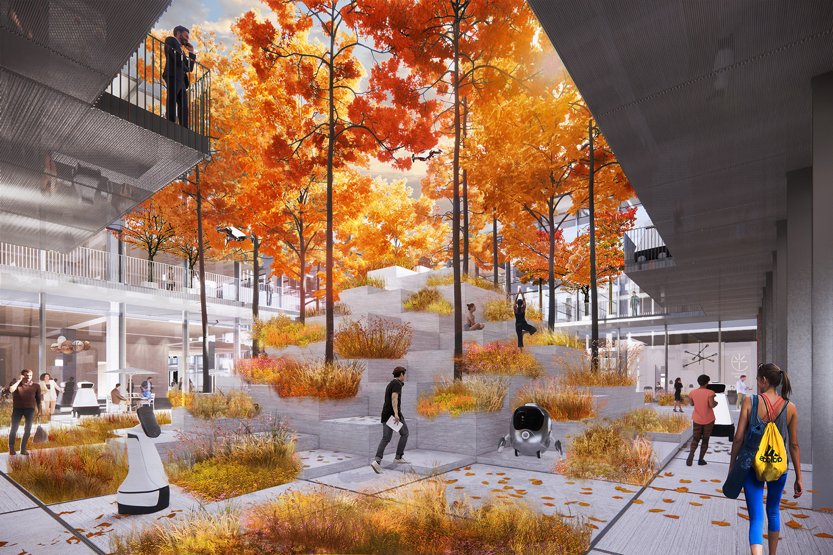 BIG公布特斯联科技AI CITY重庆项目设计方案/由高精尖科技支撑的未来之城-34