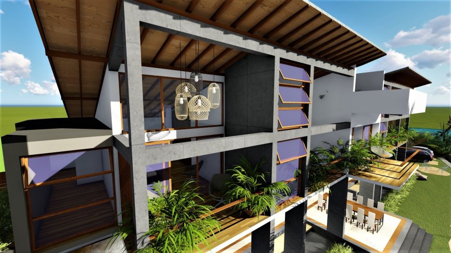 斯里兰卡 Balapitiya 河畔别墅设计-0