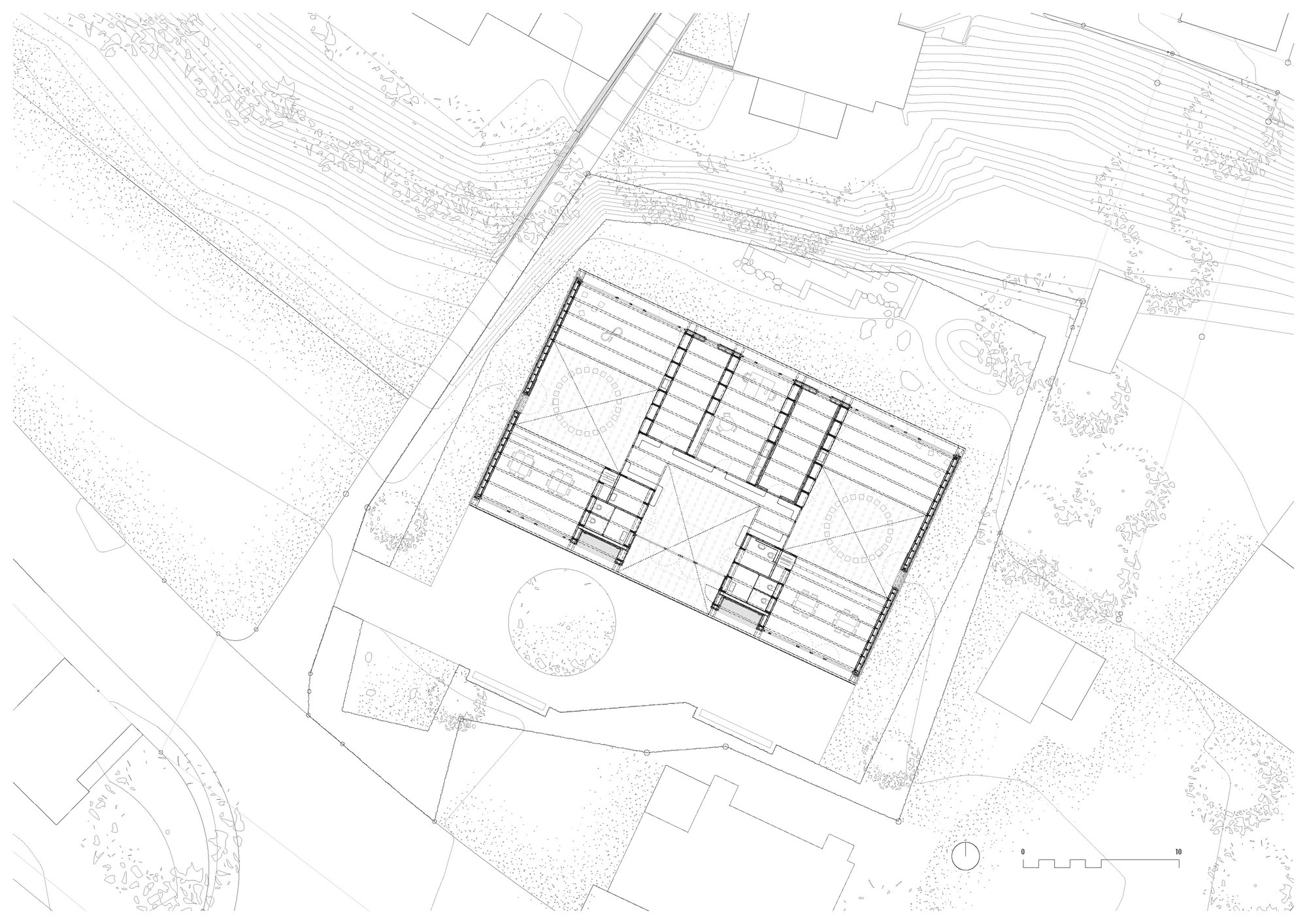 双层幼儿园 Glattfelden，日光穿透的第五立面 bernath+widmer-18