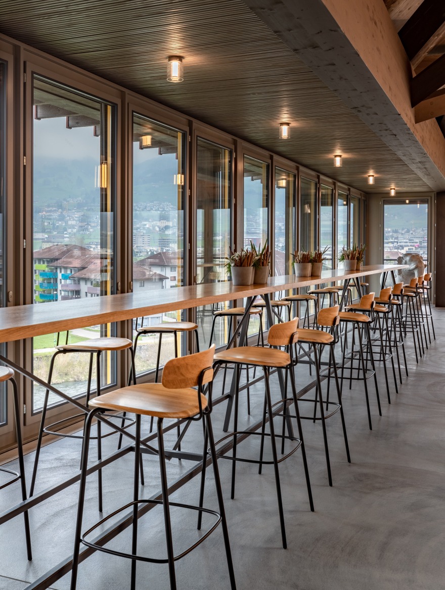 瑞士巧克力工厂的简约日式屋顶设计-9