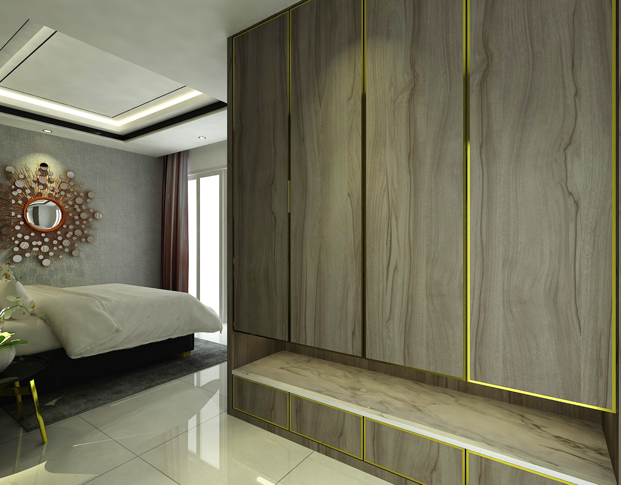 现代摩登公寓,一家五口的温馨家园-18