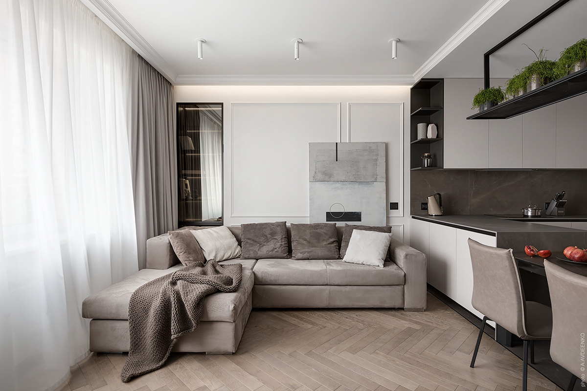乌克兰基辅高级简约公寓设计-Andrey Avdeenko-1