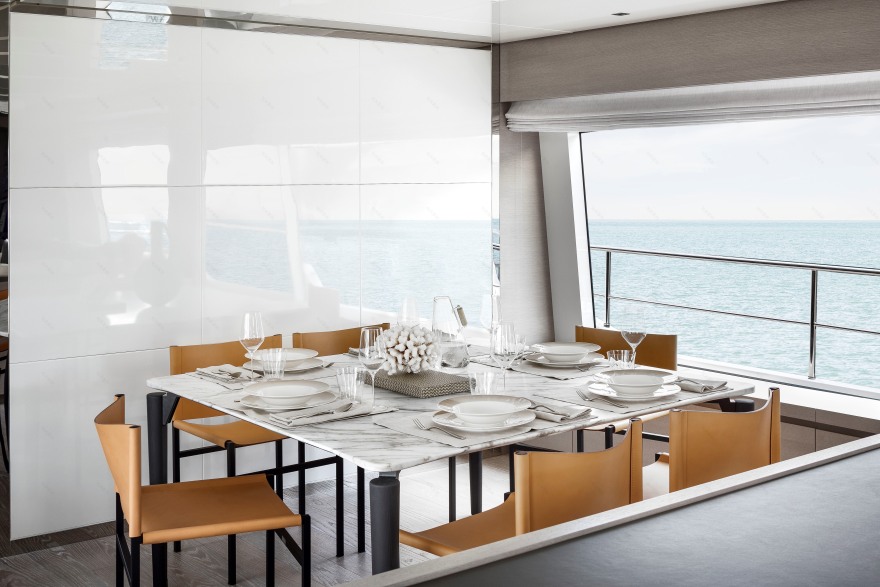 "Sanlorenzo SL 86 游艇 | 优雅精致的开放式空间设计"-6