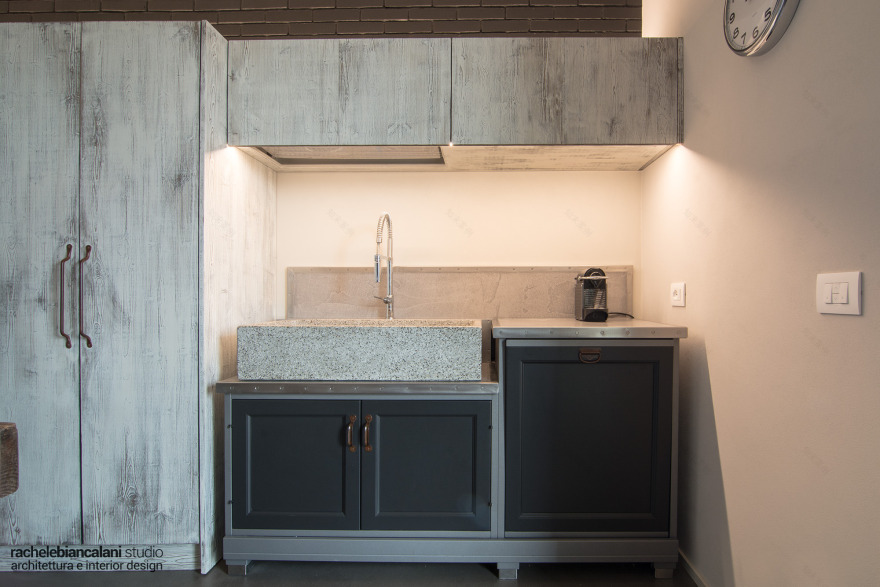 工业风 2.0 公寓 | 定制铁艺、原始砖墙、开放空间-18