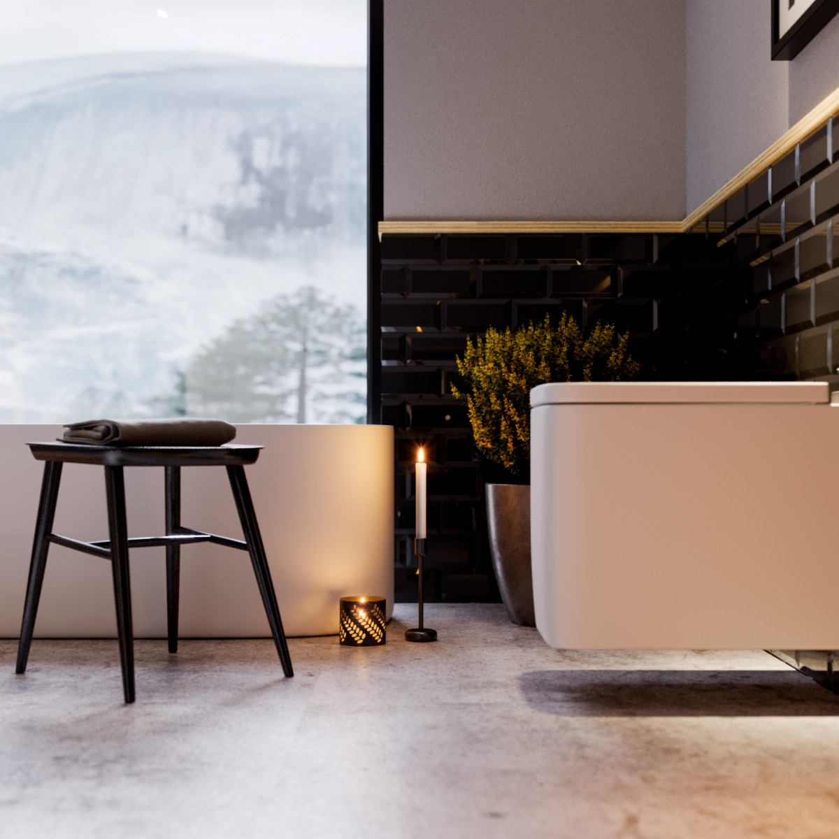 简约现代浴室设计-7