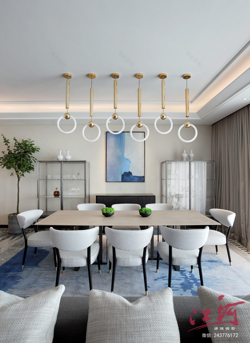 238㎡招商双玺花园大平层,私宅陈设-12