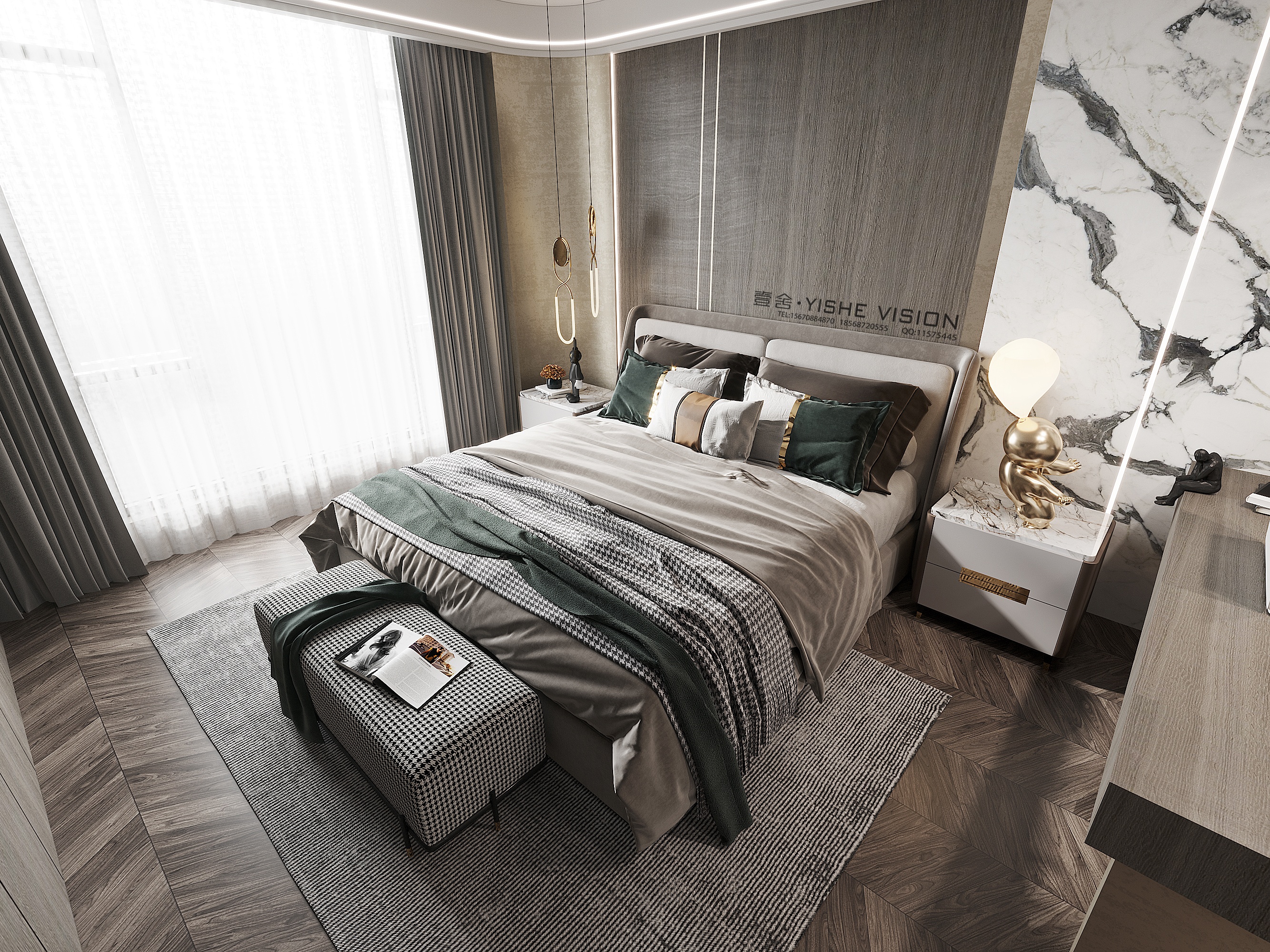 现代卧室设计-3