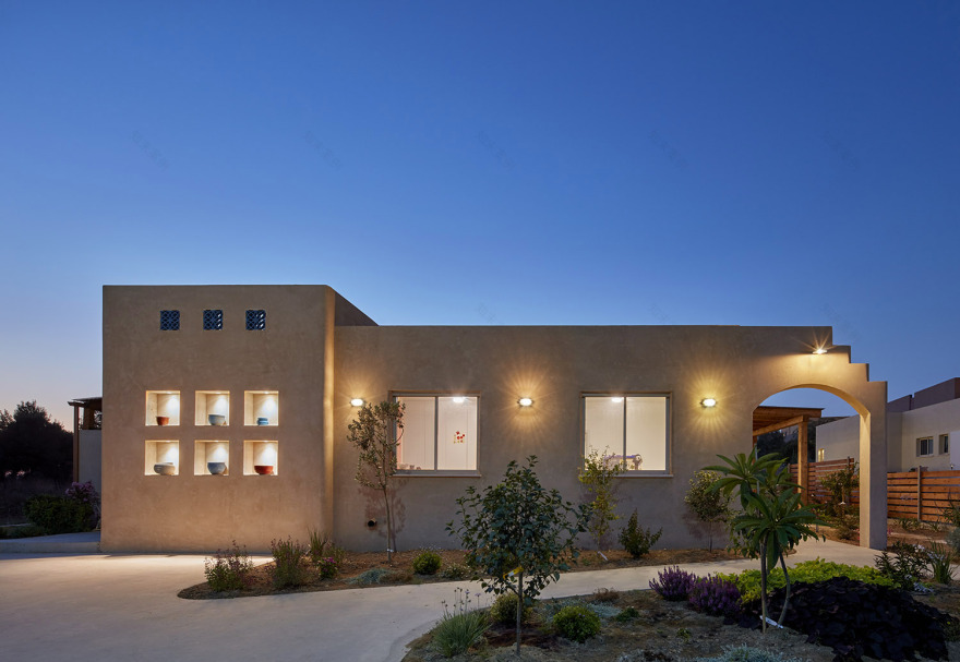 五彩斑斓的沙漠现代家园-13